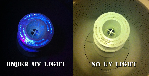 washing machine with uv light